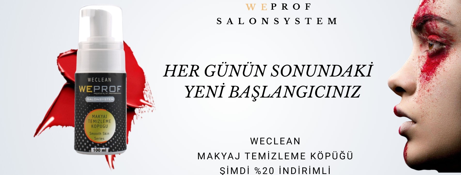 Weprof profesyonel bakım koleksiyonu